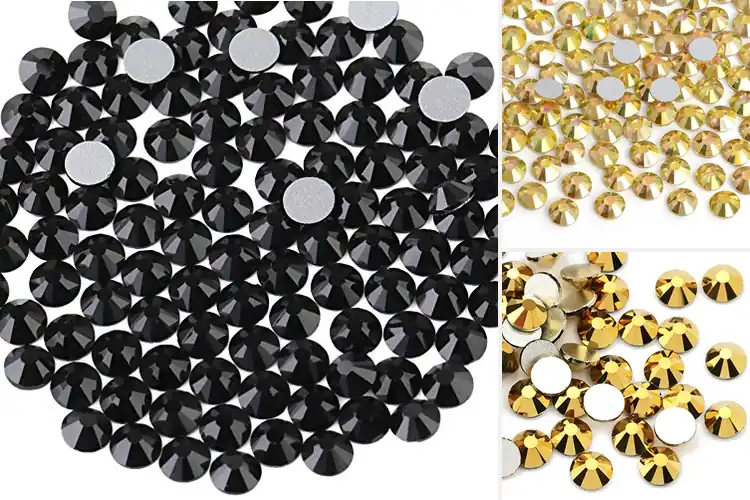 Detailed view of Best 1440 Pieces Rhinestones Pack: Elevate Your DIY Crafts