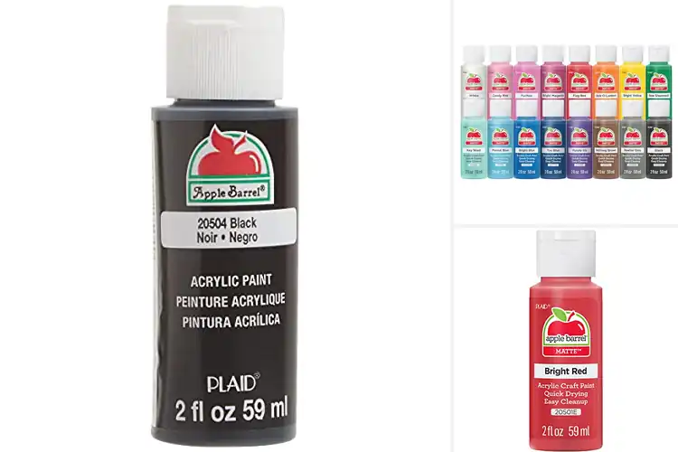 Detailed view of Best 2 Oz Acrylic Paints