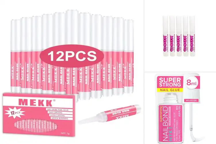 Detailed view of Best Acrylic Nail Glues: 10 Top Picks for Lasting Nails