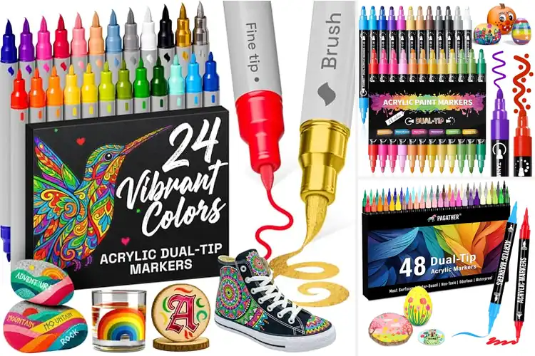 Detailed view of Best Acrylic Paint Markers For Rock And Wood