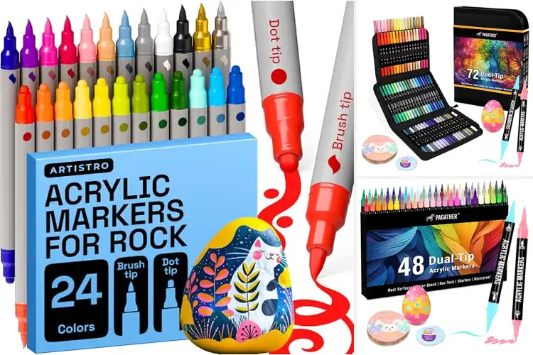Detailed view of Best Acrylic Paint Markers For Rock