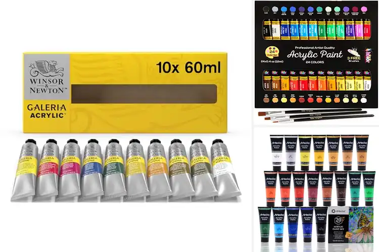 Detailed view of Best Acrylic Paints For Artists
