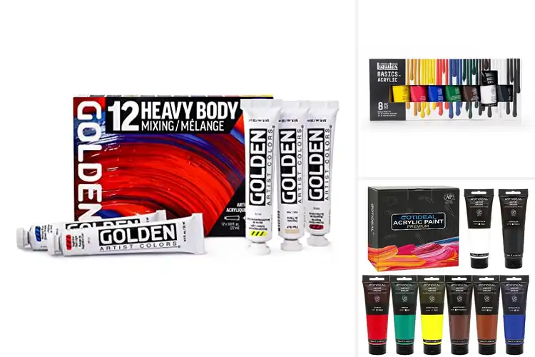 Detailed view of Best Acrylic Paints For Color Mixing