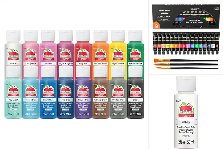 Detailed view of Best Acrylic Paints For DIY Projects