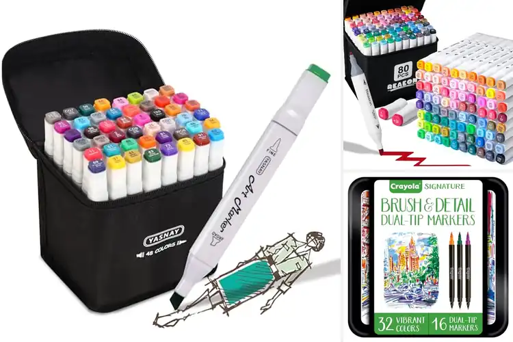 Detailed view of Best Adult Coloring Markers