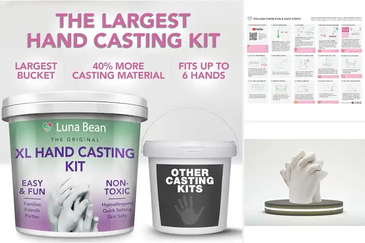 Detailed view of Best AllinOne Hand Casting Kits: Cherish Memories