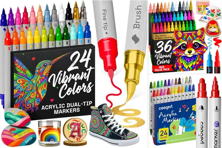 Detailed view of Best Artisticocrylic Markers For Rock And Fabric