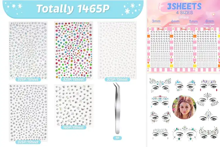 Detailed view of Best Body Art Rhinestones