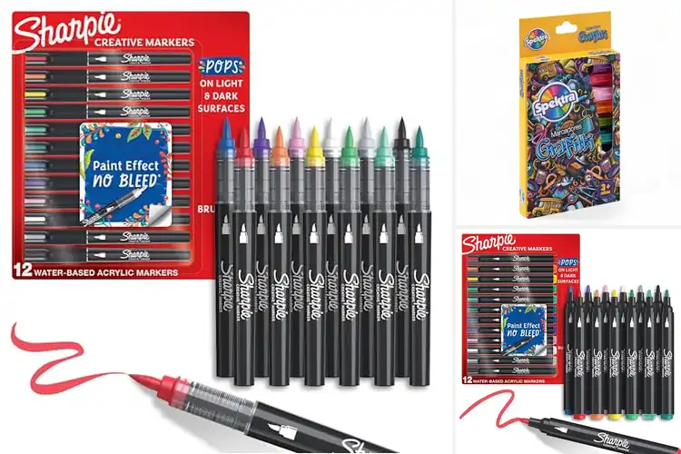 Detailed view of Best Bold Color Markers For Vivid Creative Projects