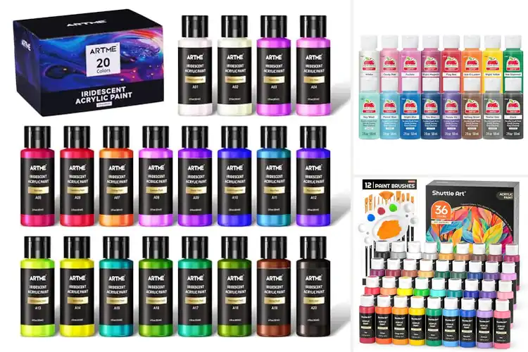 Detailed view of Best Bright Acrylic Paint Quality