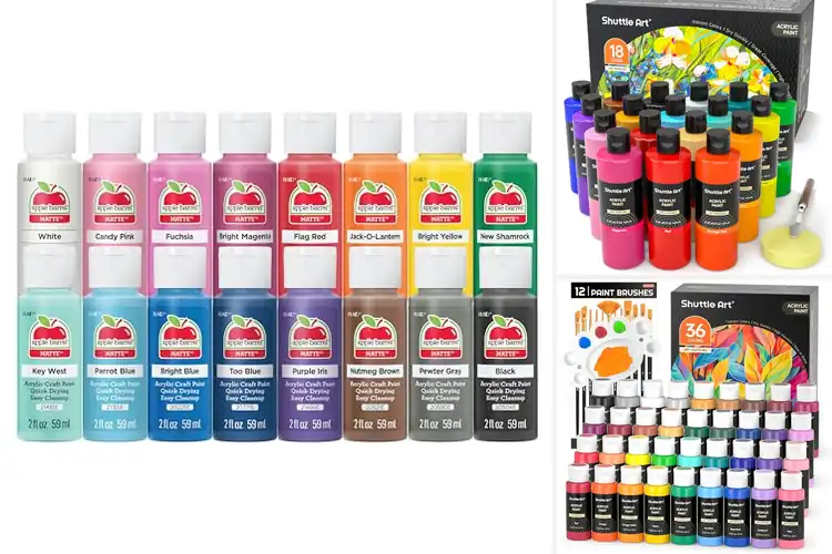 Detailed view of Best Bright Acrylic Paints