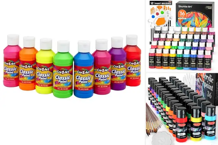 Detailed view of Best Bright Paint Colors to Energize Your Projects