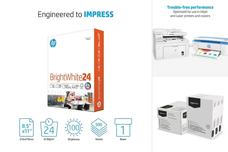 Detailed view of Best Bright White Paper