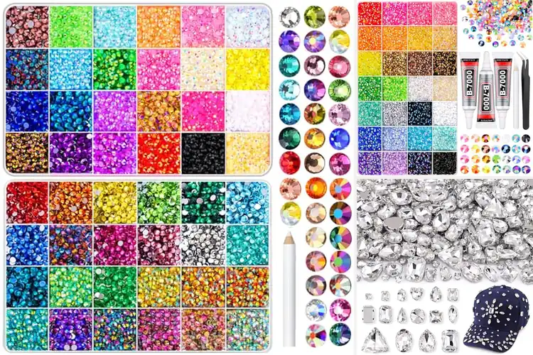 Detailed view of Best Bulk Rhinestones for Crafts: Sparkle & Shine