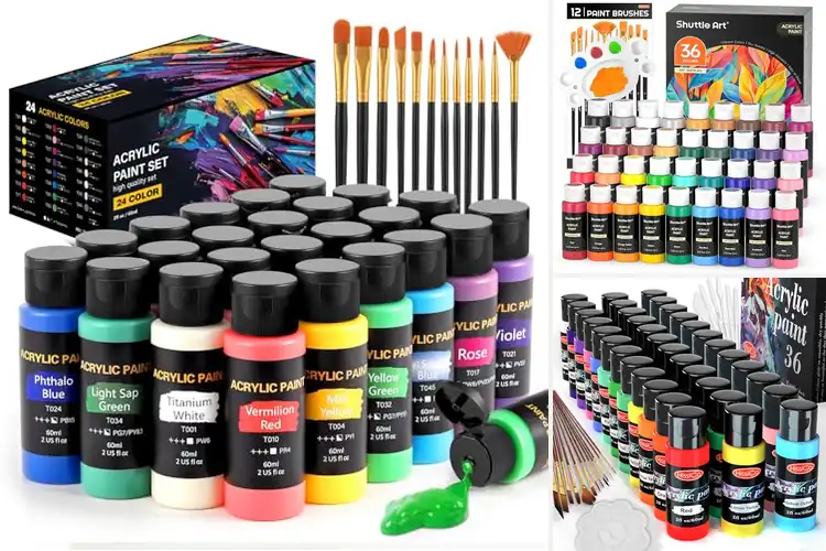 Detailed view of Best Canvas Paints