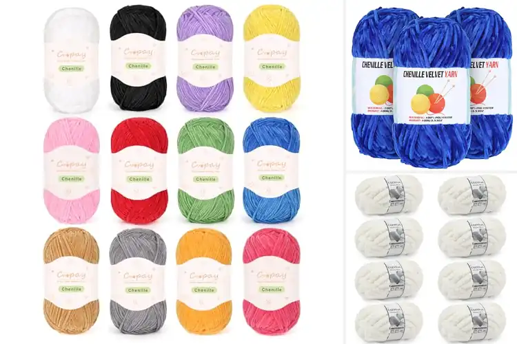 Detailed view of Best Chenille Yarns: 10 Top Picks for Soft, Vibrant Crafting