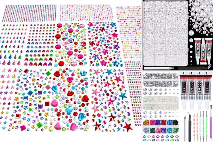 Detailed view of Best Craft Decorations Rhinestones