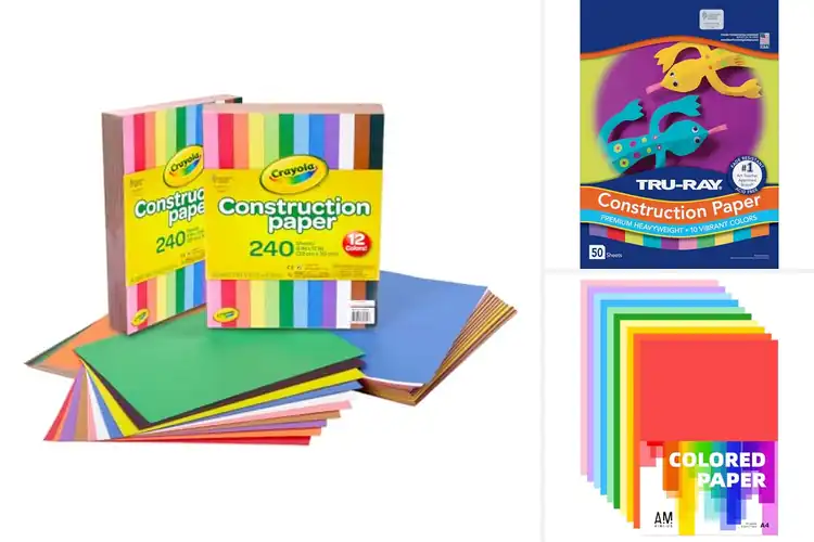Detailed view of Best Craft Papers: Vibrant Colors, Durable Textures