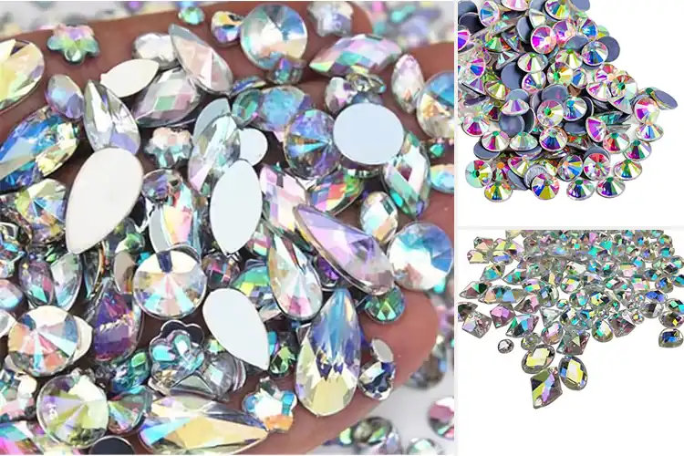 Detailed view of Best Crystal AB Rhinestones for Decorations