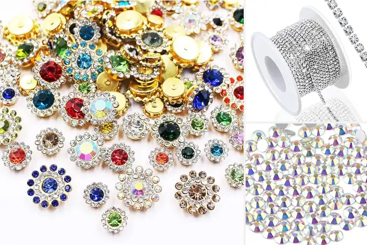 Detailed view of Best Crystal Embellishments for Stunning Sparkle