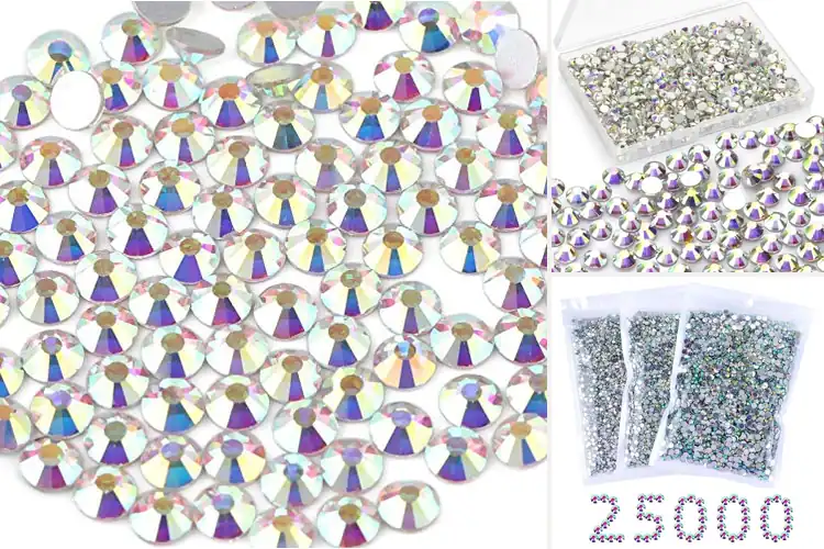 Detailed view of Best CrystalAB Rhinestones
