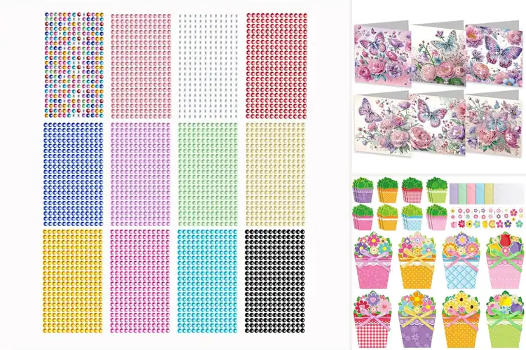 Detailed view of Best DIY Card Making Gems Kit