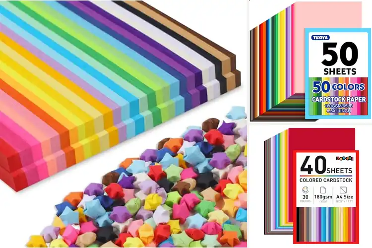 Detailed view of Best DIY Papers: Bright, Smooth & Strong for Fun Crafts