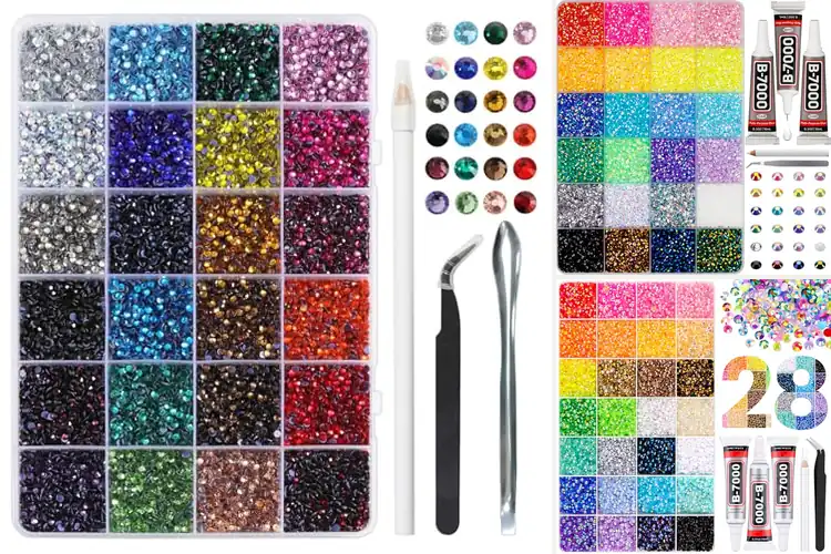 Detailed view of Best DIY Rhinestones
