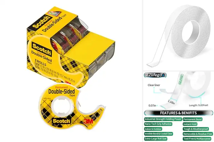 Detailed view of Best Double Sided Tape: Top Picks for Effortless Projects