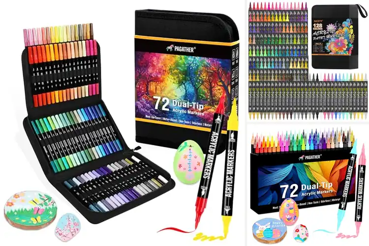 Detailed view of Best Dual Tip Paint Markers