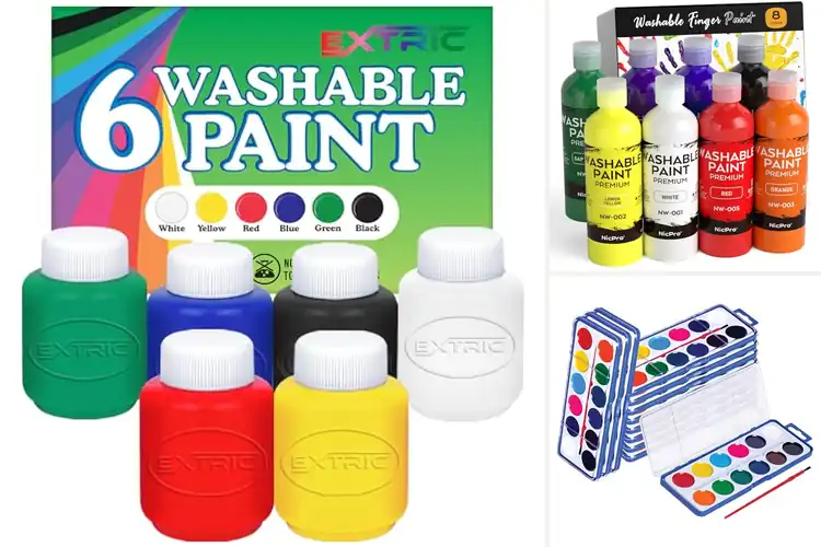 Detailed view of Best Easy Clean Paints: Top 10 Safe & Fun Picks for All Ages