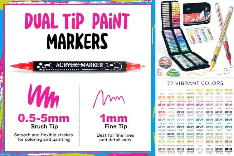 Detailed view of Best Egg Paint Markers