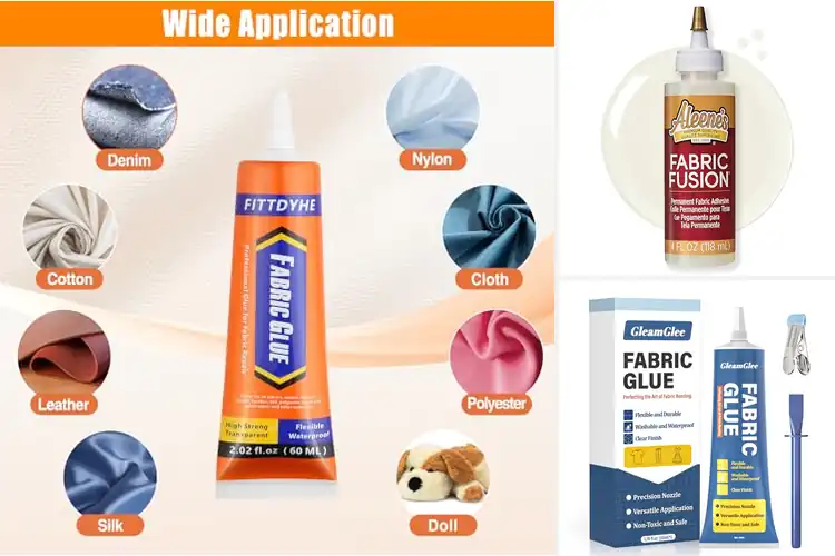 Detailed view of Best Fabric and Textile Glues