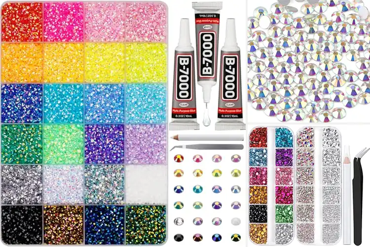 Detailed view of Best Flat Back Rhinestones for Crafts