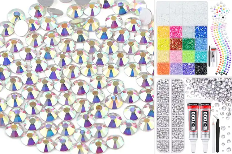 Detailed view of Best Flat Back Rhinestones