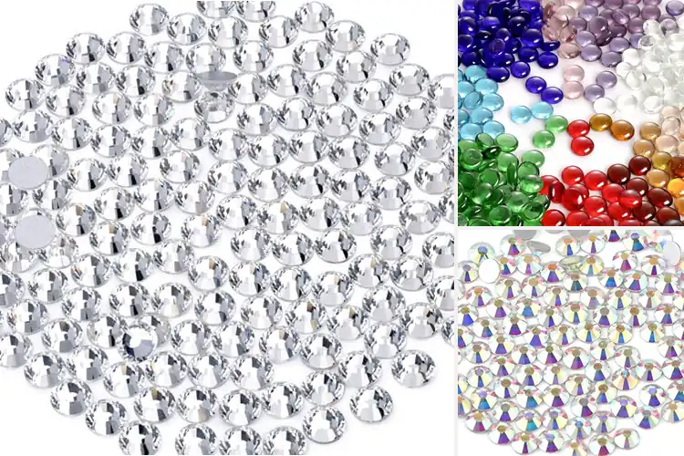 Detailed view of Best Flatback Glass Gems For Crafts