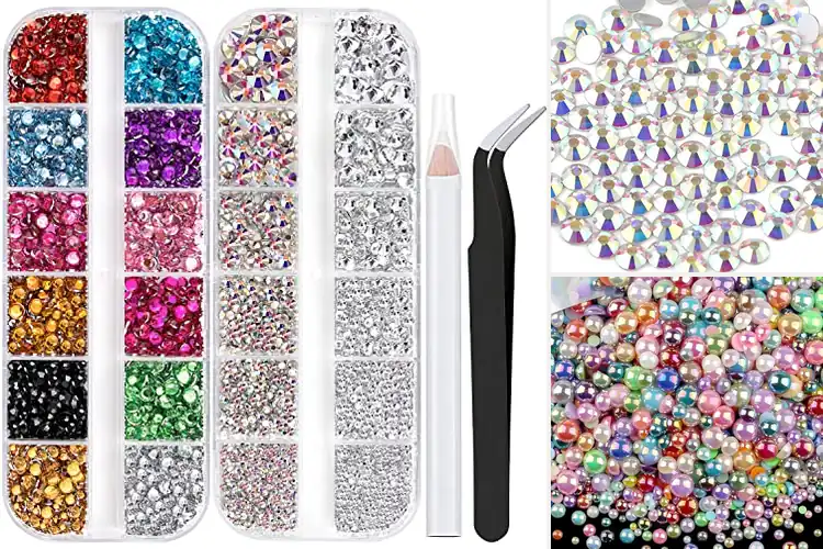 Detailed view of Best Flatback Rhinestone Beads: Sparkling DIY Magic Unveiled