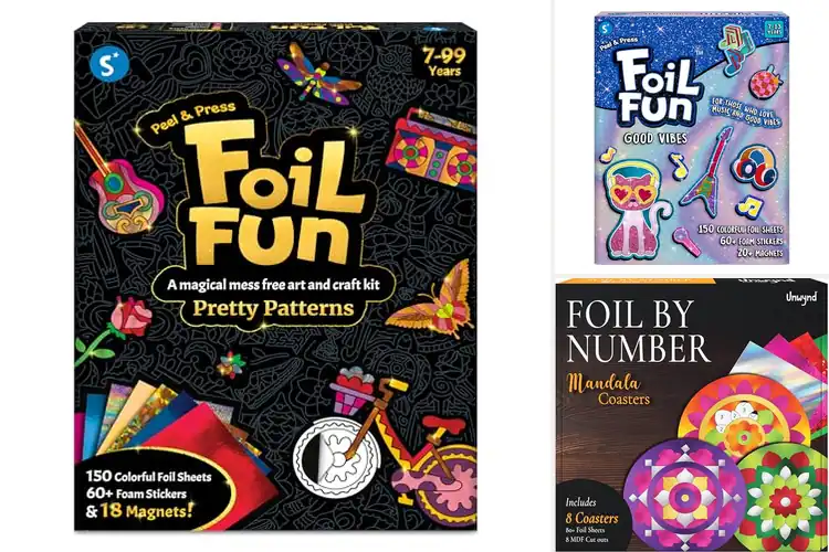 Detailed view of Best Foil Art Kits: Sparkling Creativity Made Easy