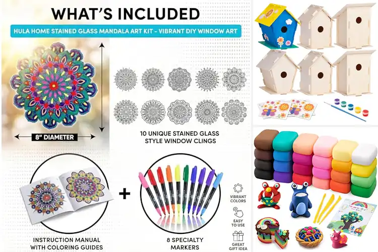 Detailed view of Best For Kids And Adults Crafts: 10 Fun Kits for All Ages