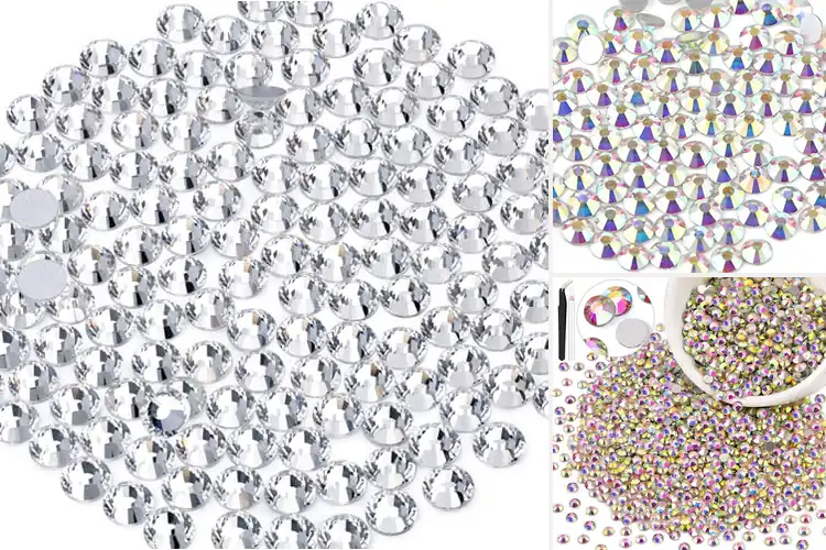 Detailed view of Best Glass Rhinestones for Art Projects