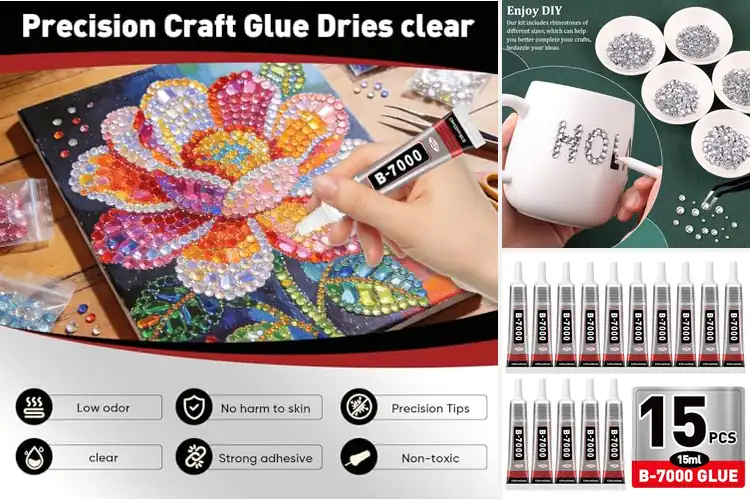 Detailed view of Best Glue Fix Rhinestones for DIY