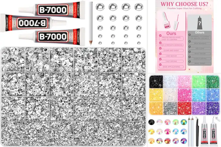 Detailed view of Best Glue On Rhinestones For Decor