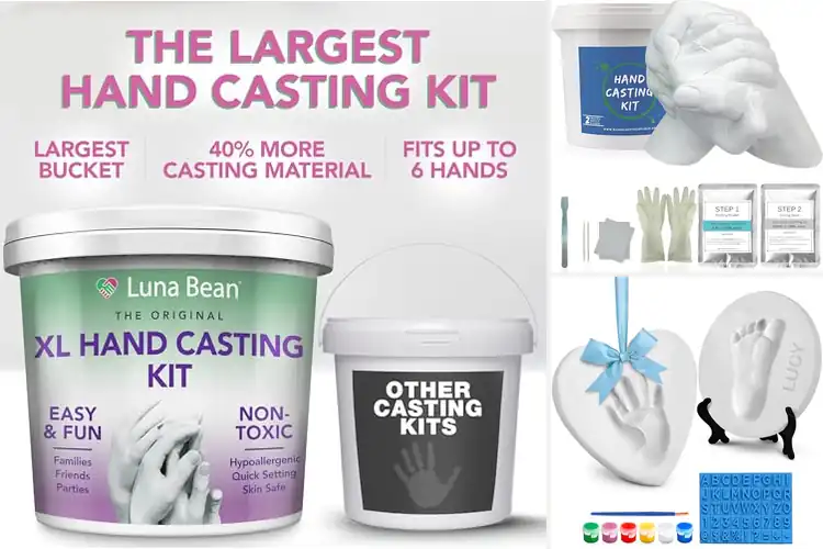 Detailed view of Best Hand Casting Kit For Keepsake