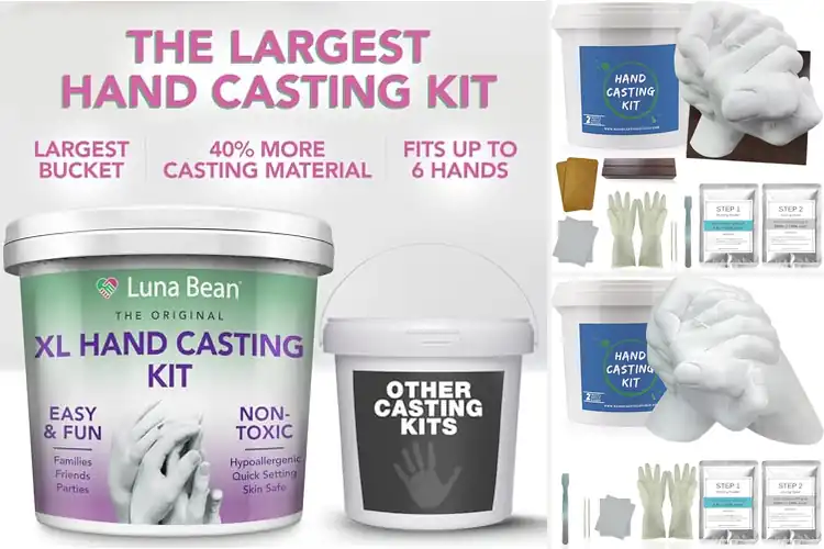 Detailed view of Best Hand Molding Kits: 10 Easy & Safe Keepsake Ideas