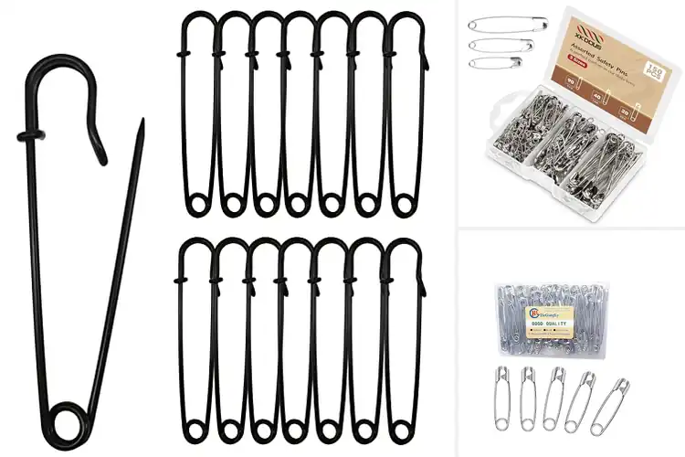 Detailed view of Best Heavy Duty Safety Pins For Thick Fabric