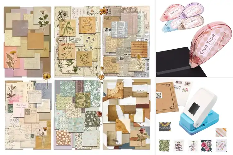 Detailed view of Best Junk Journal Supplies: Top 10 Creative Essentials