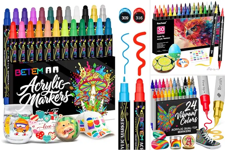 Detailed view of Best Markers for Rock Painting: Brighten Your Art with Ease