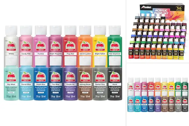 Detailed view of Best Matte Acrylic Paints