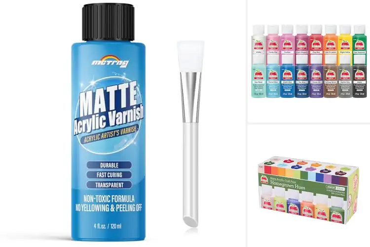 Detailed view of Best Matte Finish Acrylic Paint For Crafts