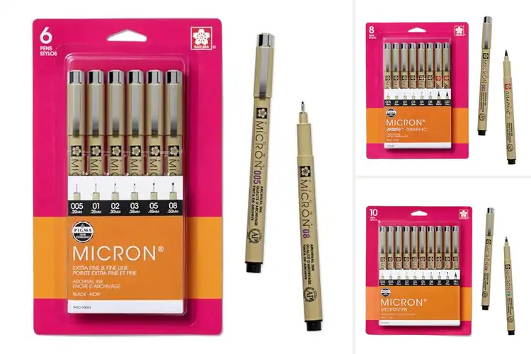 Detailed view of Best Micron Pens